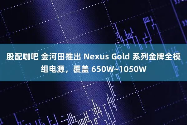 股配咖吧 金河田推出 Nexus Gold 系列金牌全模组电源，覆盖 650W~1050W