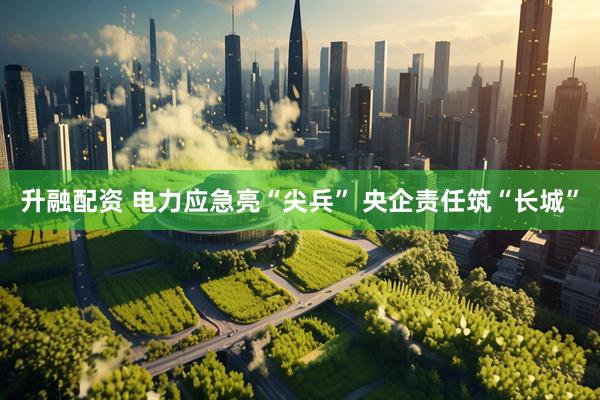 升融配资 电力应急亮“尖兵” 央企责任筑“长城”