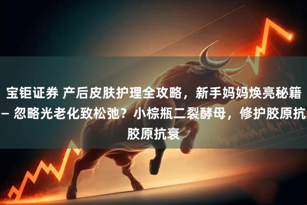 宝钜证券 产后皮肤护理全攻略，新手妈妈焕亮秘籍 —— 忽略光老化致松弛？小棕瓶二裂酵母，修护胶原抗衰