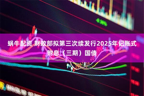 蜗牛配资 财政部拟第三次续发行2025年记账式附息（三期）国债